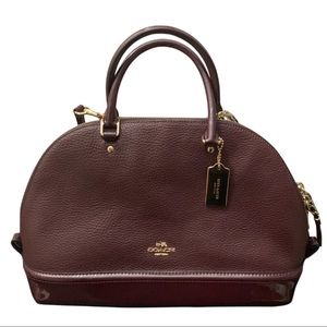 Coach Burgundy “Sierra” Satchel